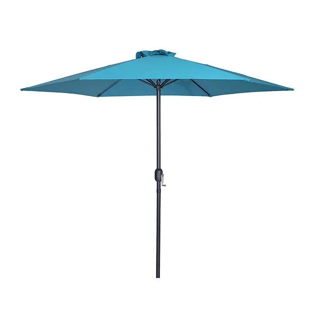 Lali - 9 Ft Outdoor Umbrella + 21" Round Base by Unique Piece Furniture