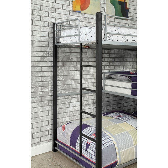Aubrey - Twin Triple Decker Bed by Unique Piece Furniture