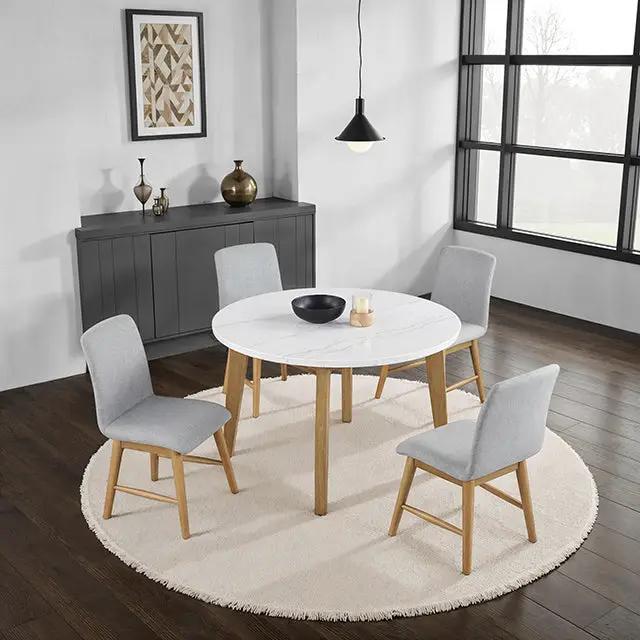 Mandier - 5 Pc. Dining Table Set by Unique Piece Furniture