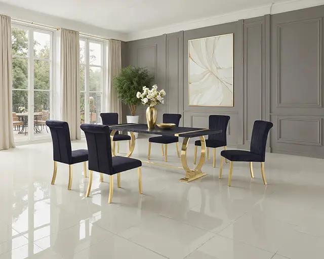 Horley - 7 Pc. Dining Table Set by Unique Piece Furniture