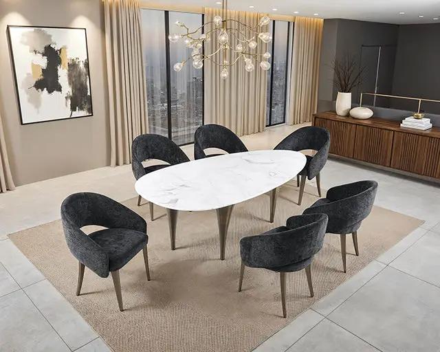Ciaran - Oval Dining Table by Unique Piece Furniture