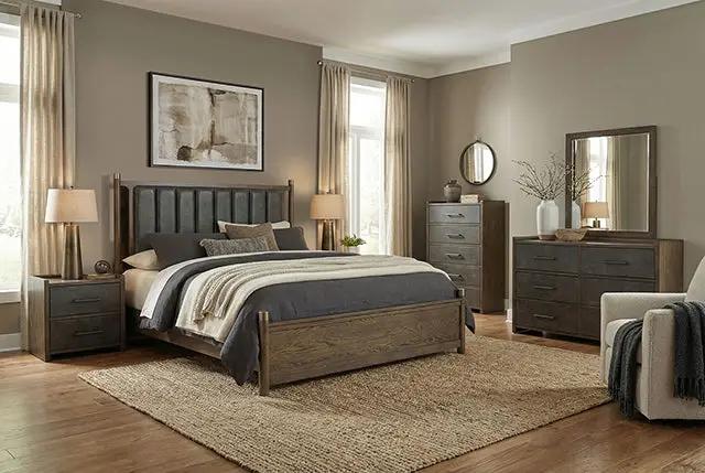 Newent - E.King Bed by Unique Piece Furniture