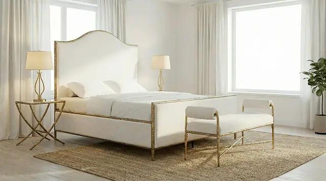 Vilna - E.King Bed by Unique Piece Furniture