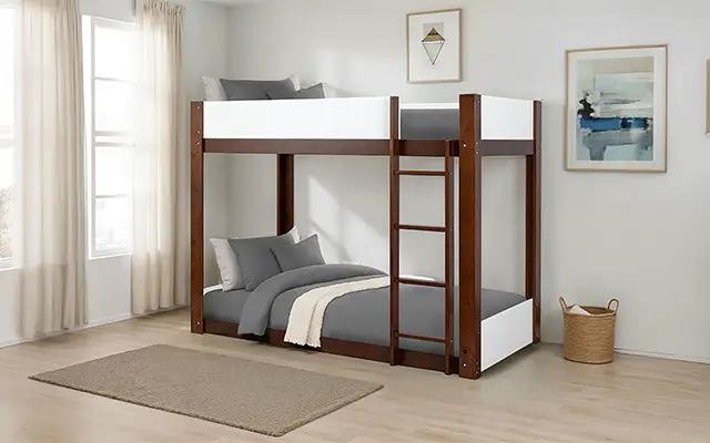 Terri - Twin/Twin Bunk Bed+Mattress by Unique Piece Furniture