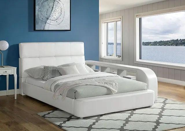 Vodice - Queen Bed w/ Bookcase by Unique Piece Furniture