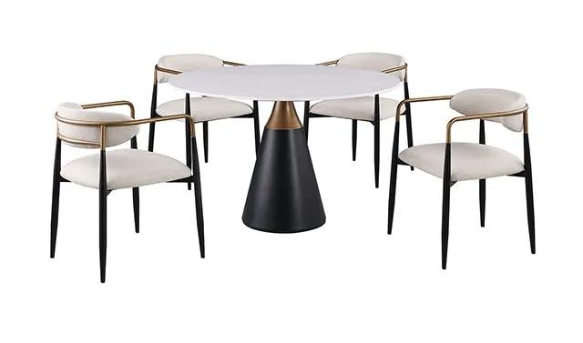 Hobro - 5 Pc. Dining Table Set by Unique Piece Furniture