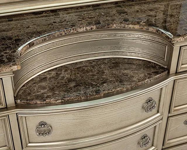 Fromberg - Dresser w/ Marble Top by Unique Piece Furniture