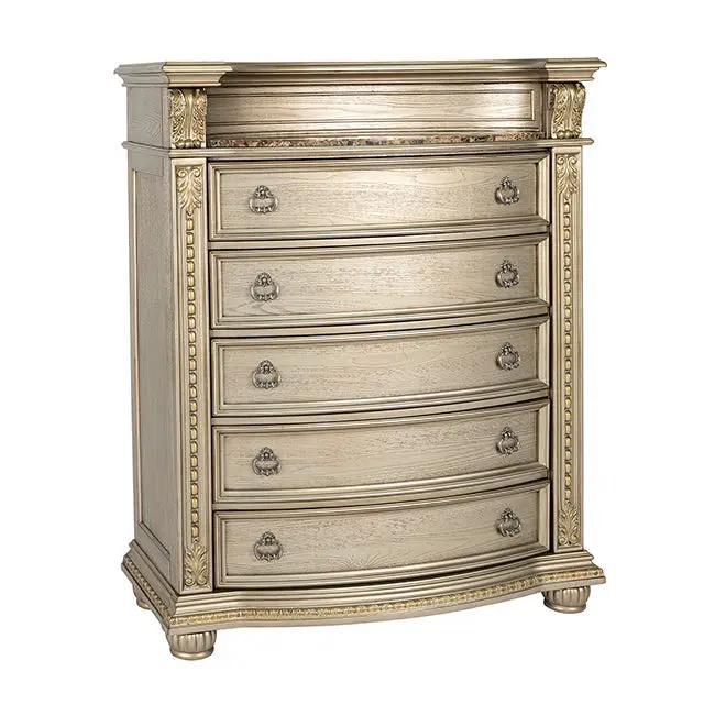 Fromberg - Chest w/Marble Insert by Unique Piece Furniture