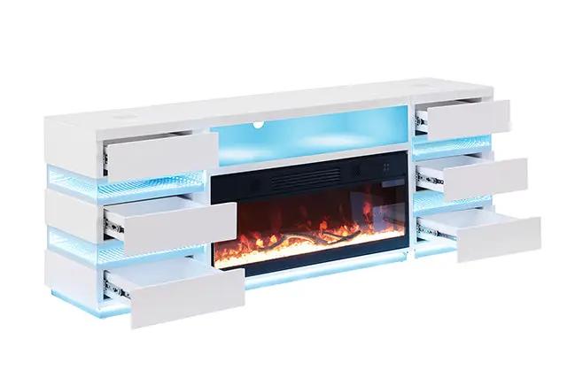 Terni - TV Stand w/ Fireplace by Unique Piece Furniture