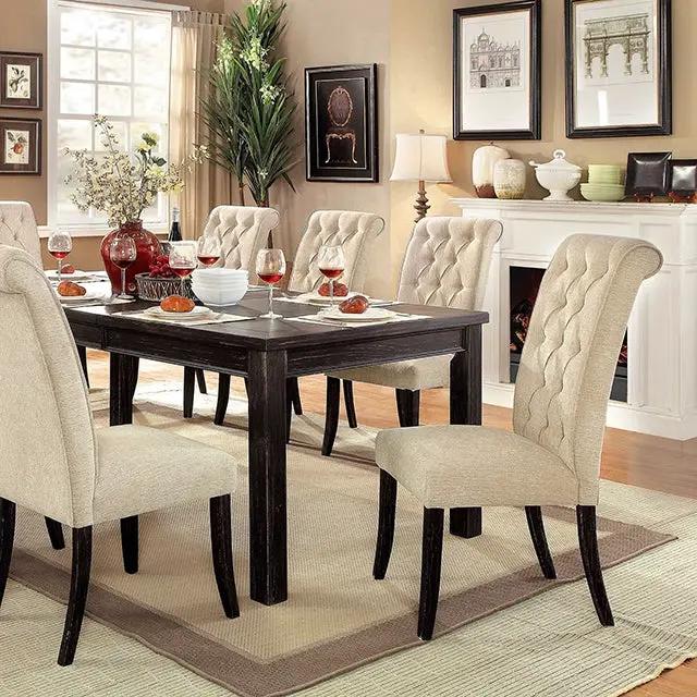 Sania - 9 Pc Dining Table Set by Unique Piece Furniture