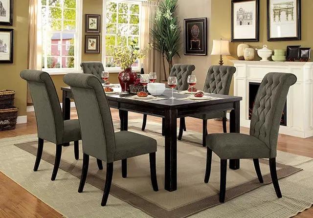 Sania - 7 Pc Dining Table Set by Unique Piece Furniture