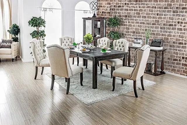Sania - 9 Pc Dining Table Set by Unique Piece Furniture