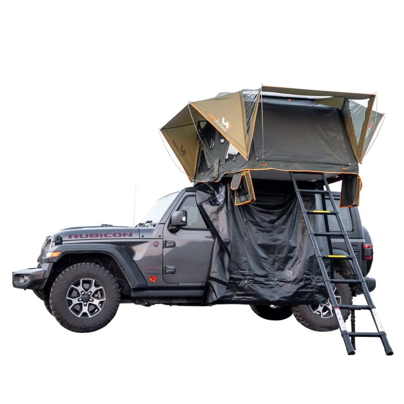 Naturnest Andromeda Green Soft-Shell Rooftop Tent With Large Panoramic Skylight & YKK Doors (SAK50612) by SAKSBY WHOLESALE