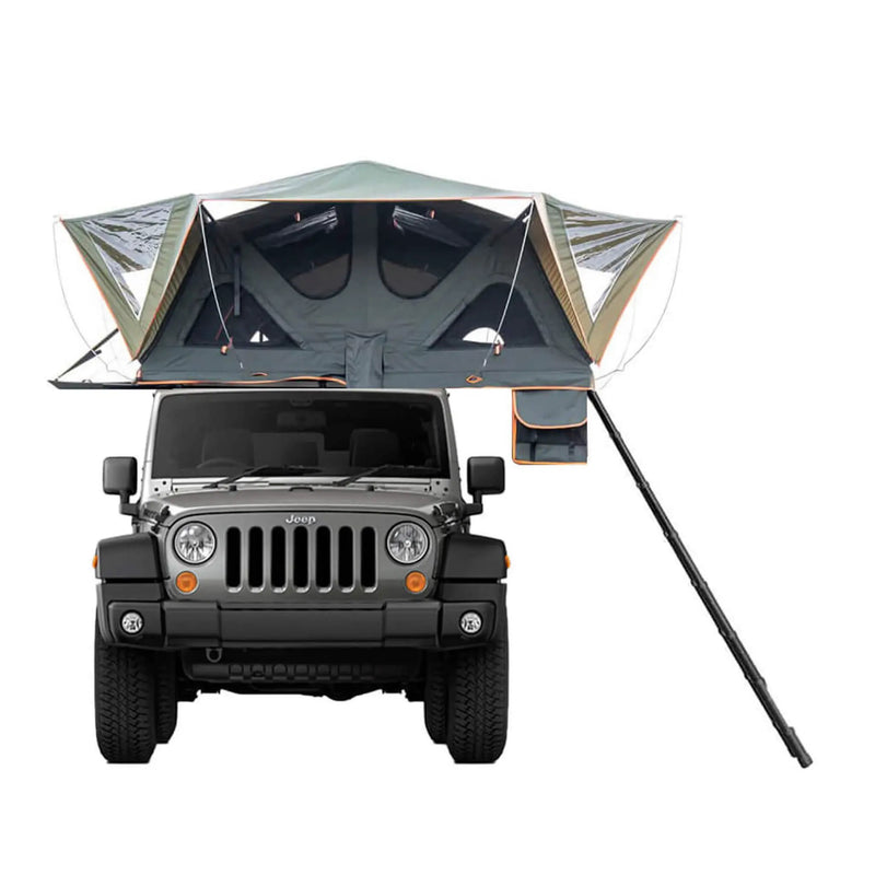 Naturnest Andromeda Green Soft-Shell Rooftop Tent With Large Panoramic Skylight & YKK Doors (SAK50612) by SAKSBY WHOLESALE