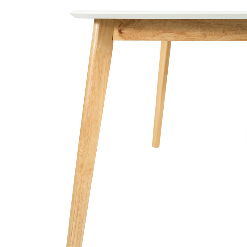 Mid-Century Dining Table with Faux Wood Top - Natural/White, photo 10 of 10