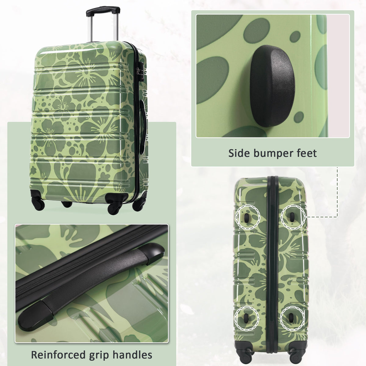 3-Piece Hard Shell Luggage Set – 20" 24" 28", photo 7 of 21