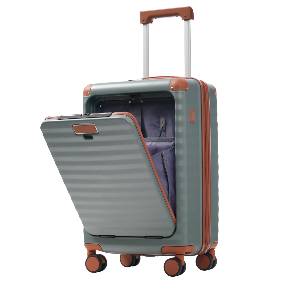 Deluxe 5-Piece Hard-Side Luggage Set with USB and TSA Locks - Multiple Colors, photo 20 of 30