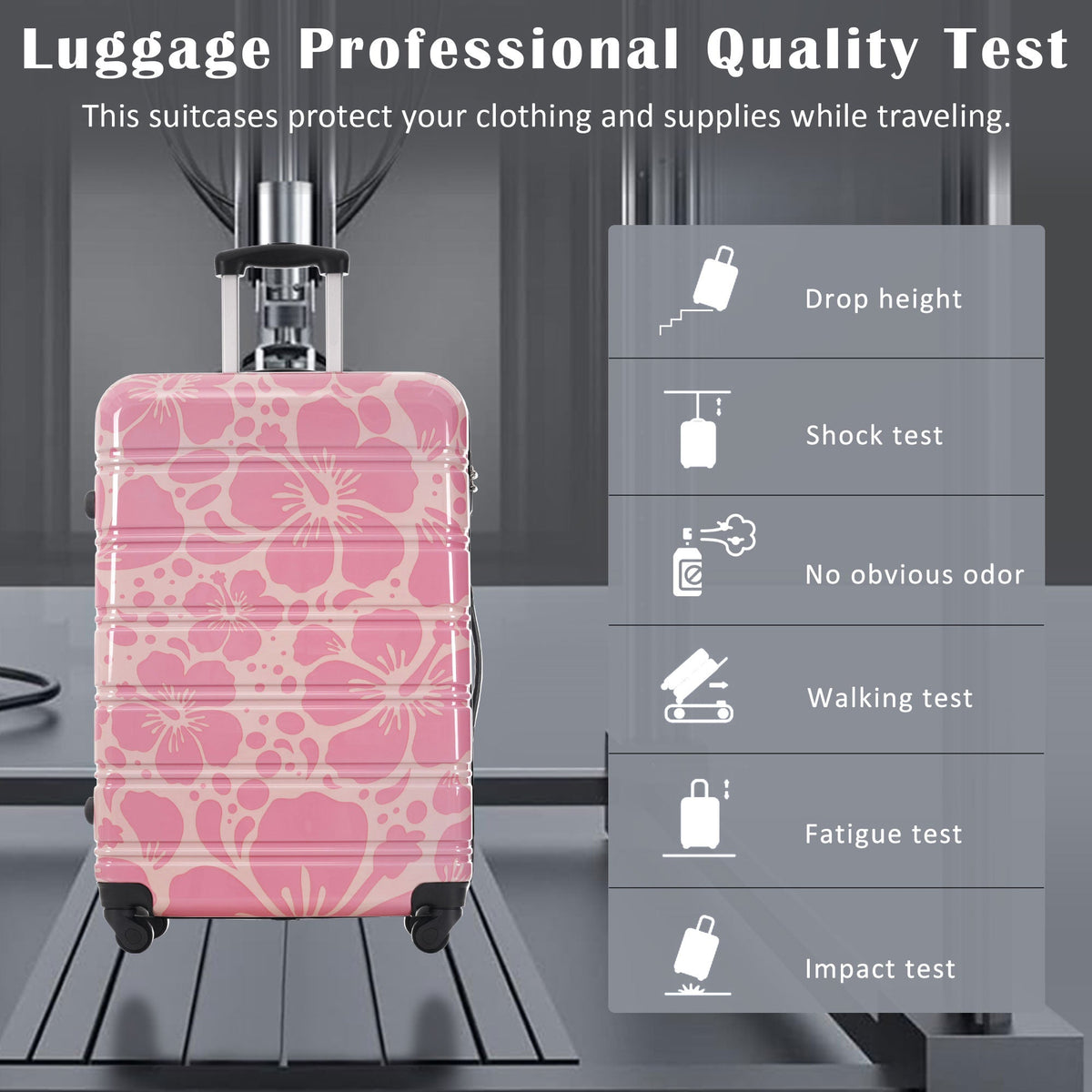 Hardshell 3-Piece Spinner Luggage Set with TSA Lock, photo 9 of 22