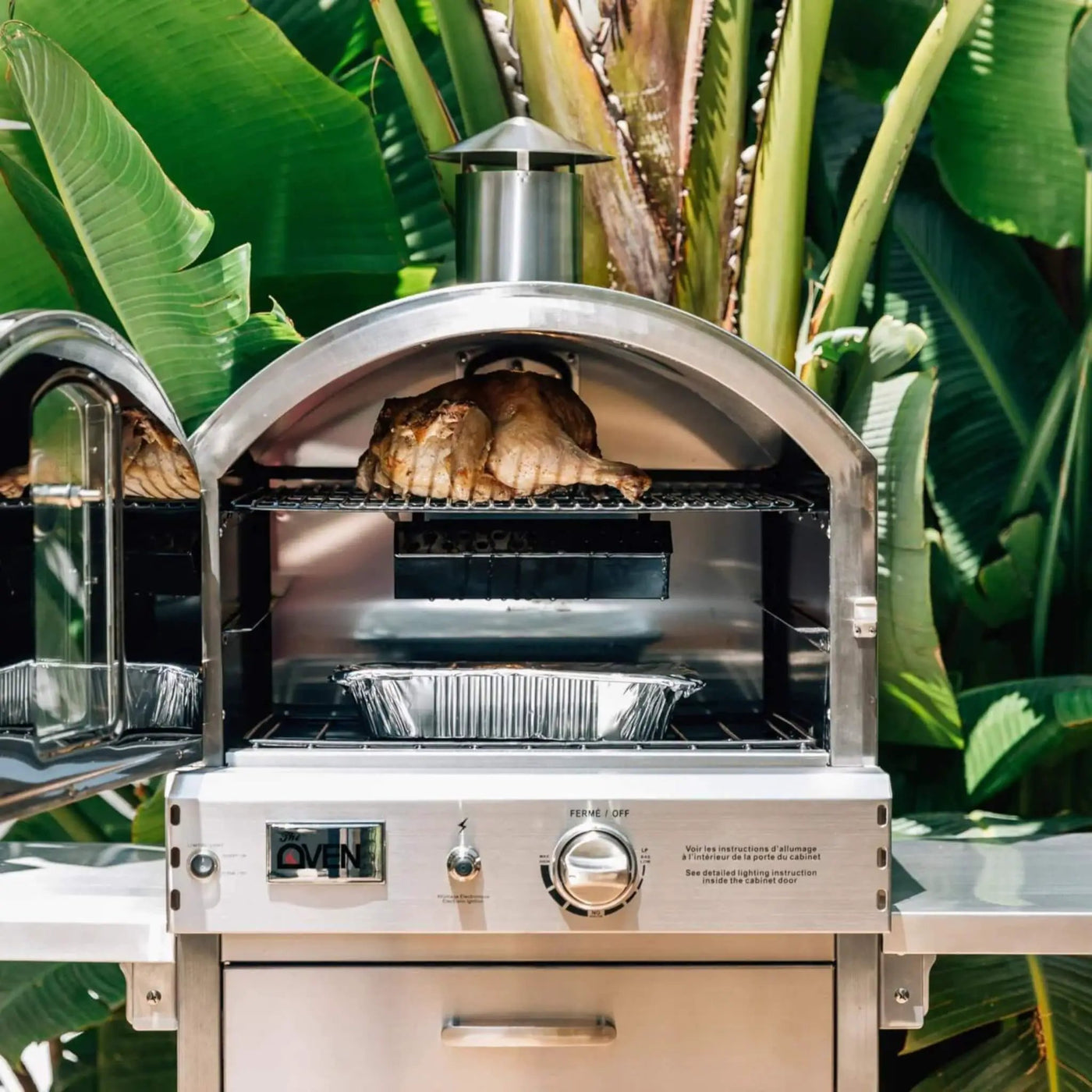 Summerset 60-Inch Outdoor Freestanding Gas Pizza Oven [SS-OVFS-LP/NG] (SAK17543) by SAKSBY WHOLESALE