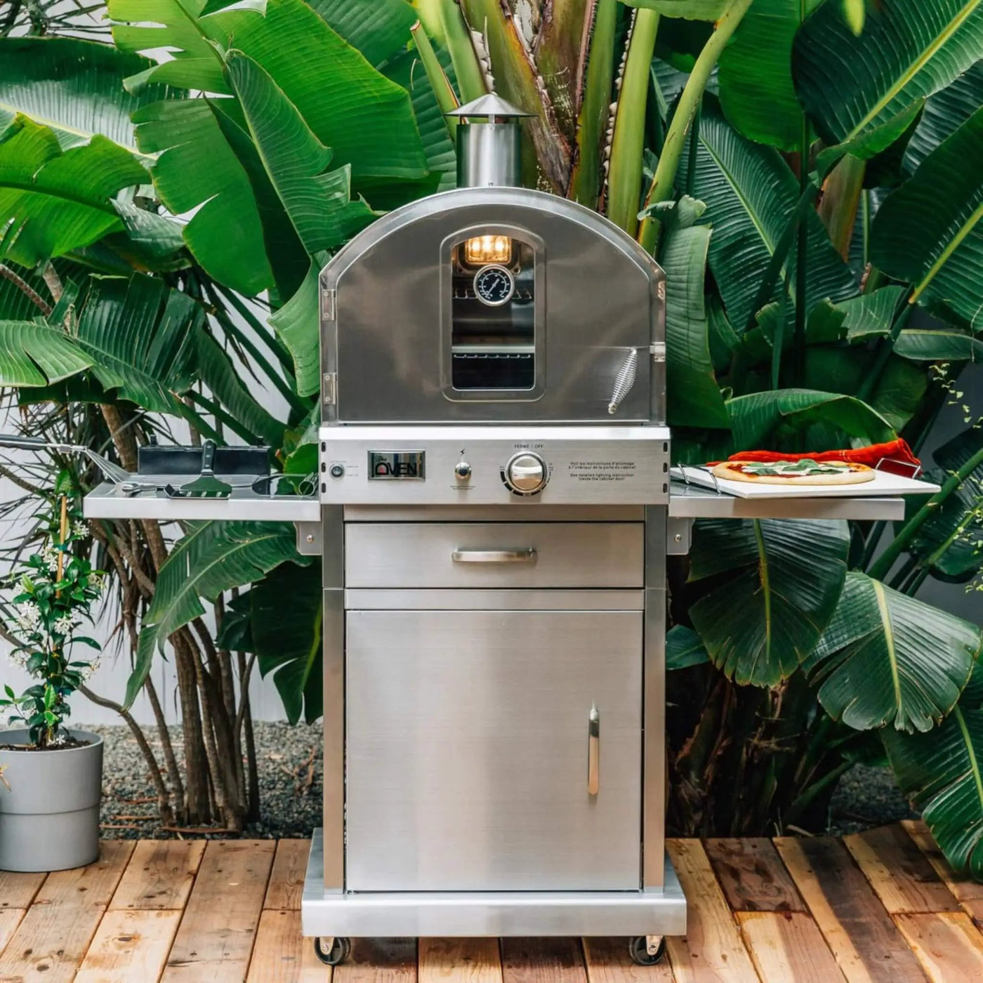 Summerset 60-Inch Outdoor Freestanding Gas Pizza Oven [SS-OVFS-LP/NG] (SAK17543) by SAKSBY WHOLESALE