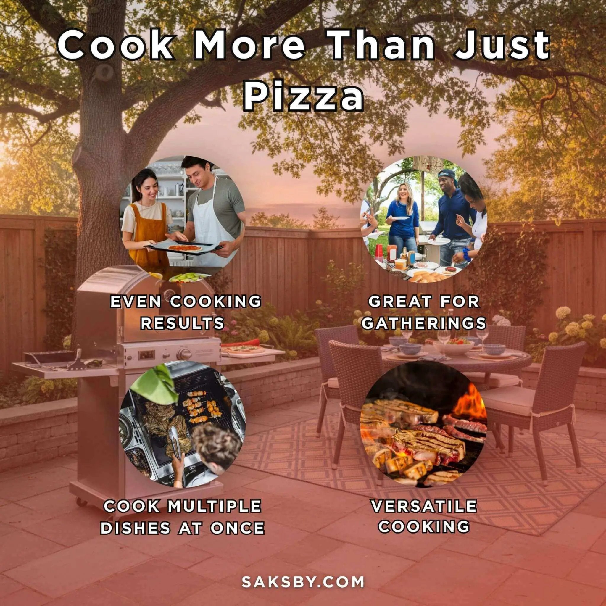 Summerset Outdoor Built-In Countertop Gas Pizza Oven [SS-OVBI] (SAK73182) by SAKSBY WHOLESALE