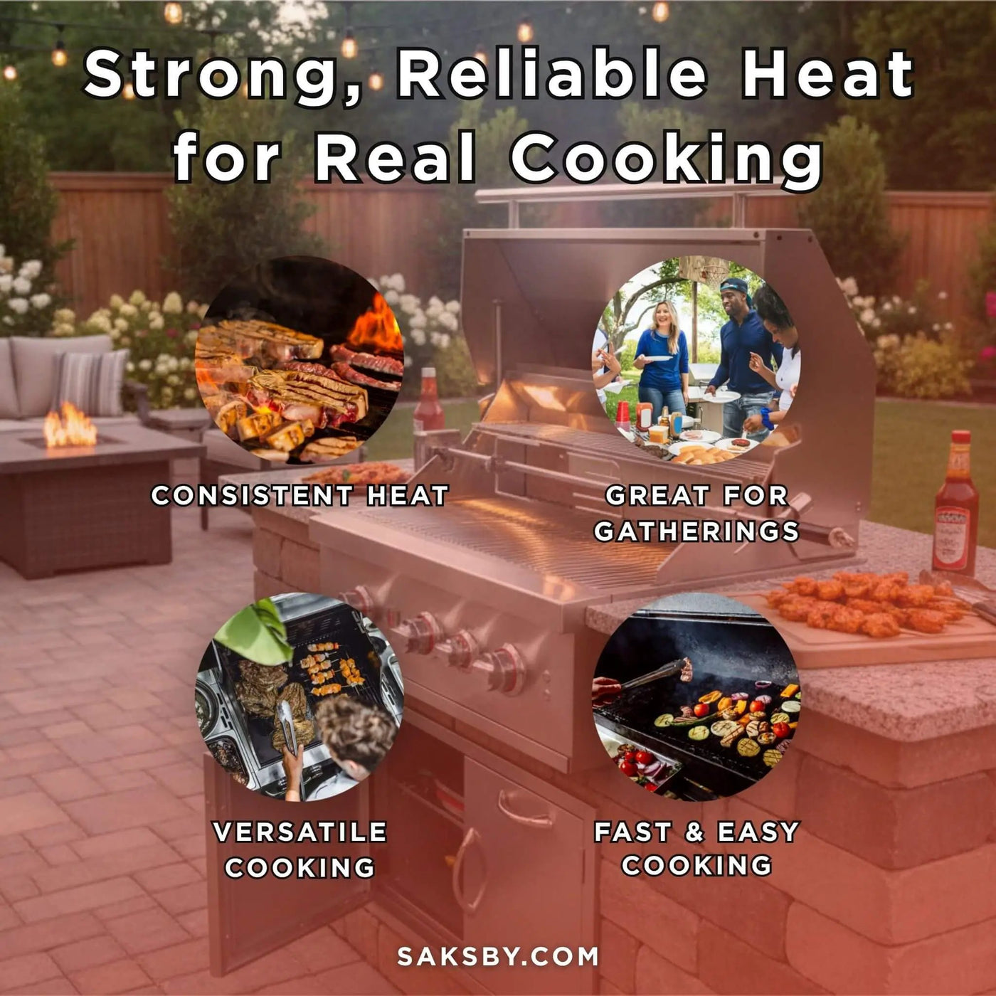 Summerset TRL Built-In Propane Gas Grill With Rotisserie (TRL32/38-LP) (SAK17213) by SAKSBY WHOLESALE