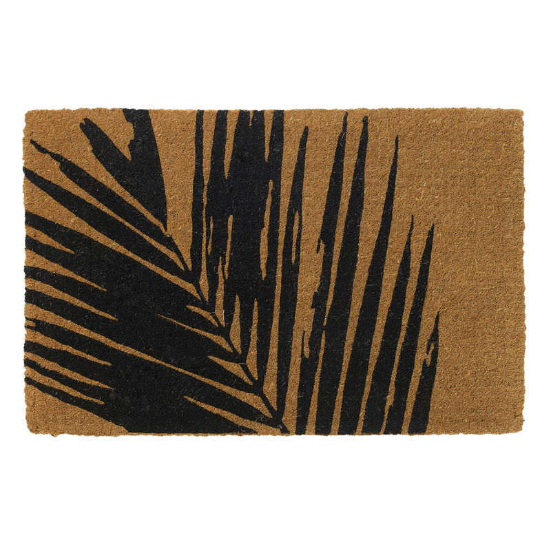 Summertime Palm Leaf Coir Doormat by Fab Habitat
