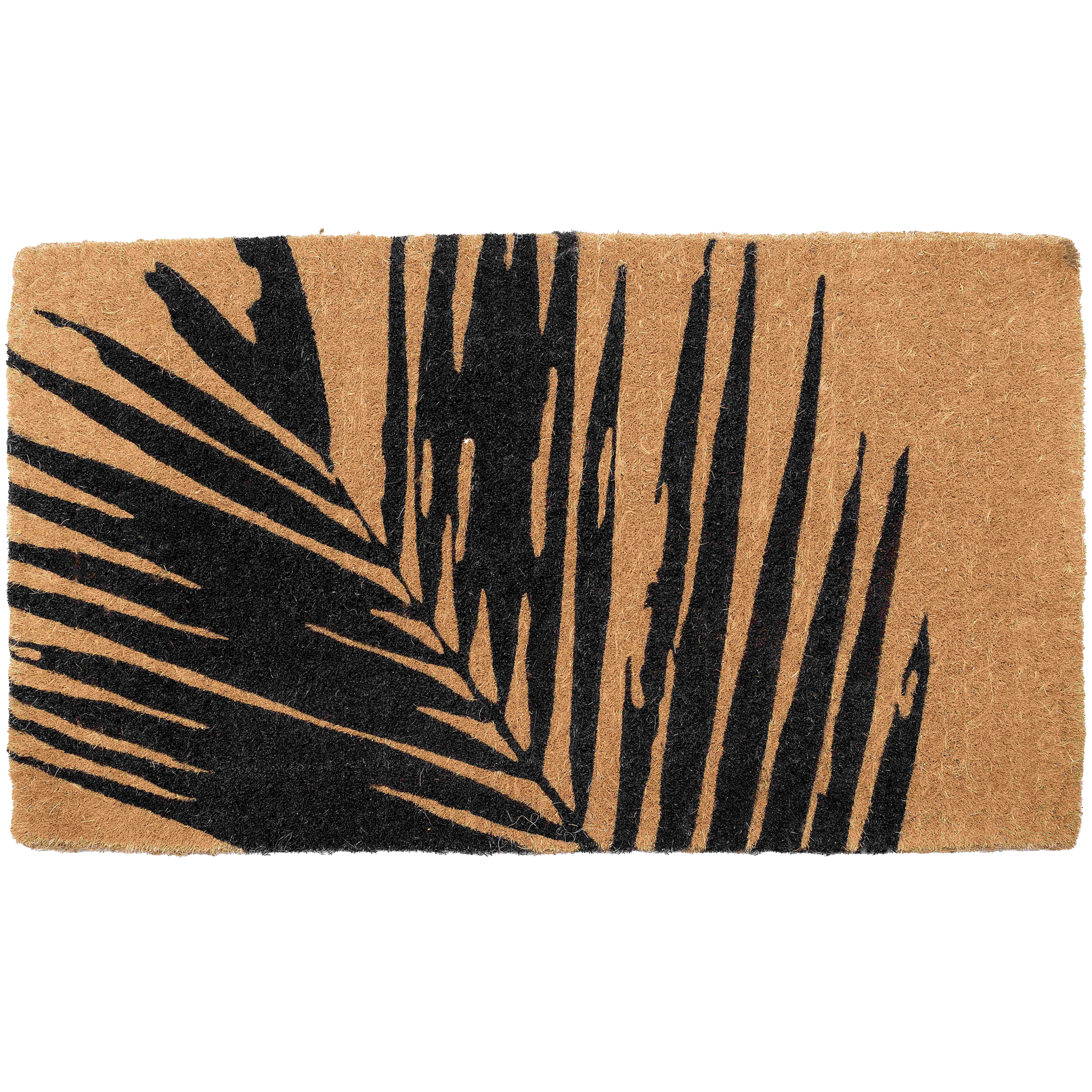 Summertime Palm Leaf Coir Doormat by Fab Habitat