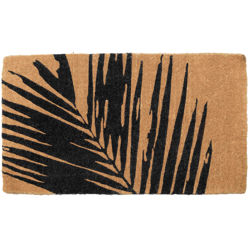 Summertime Palm Leaf Coir Doormat by Fab Habitat