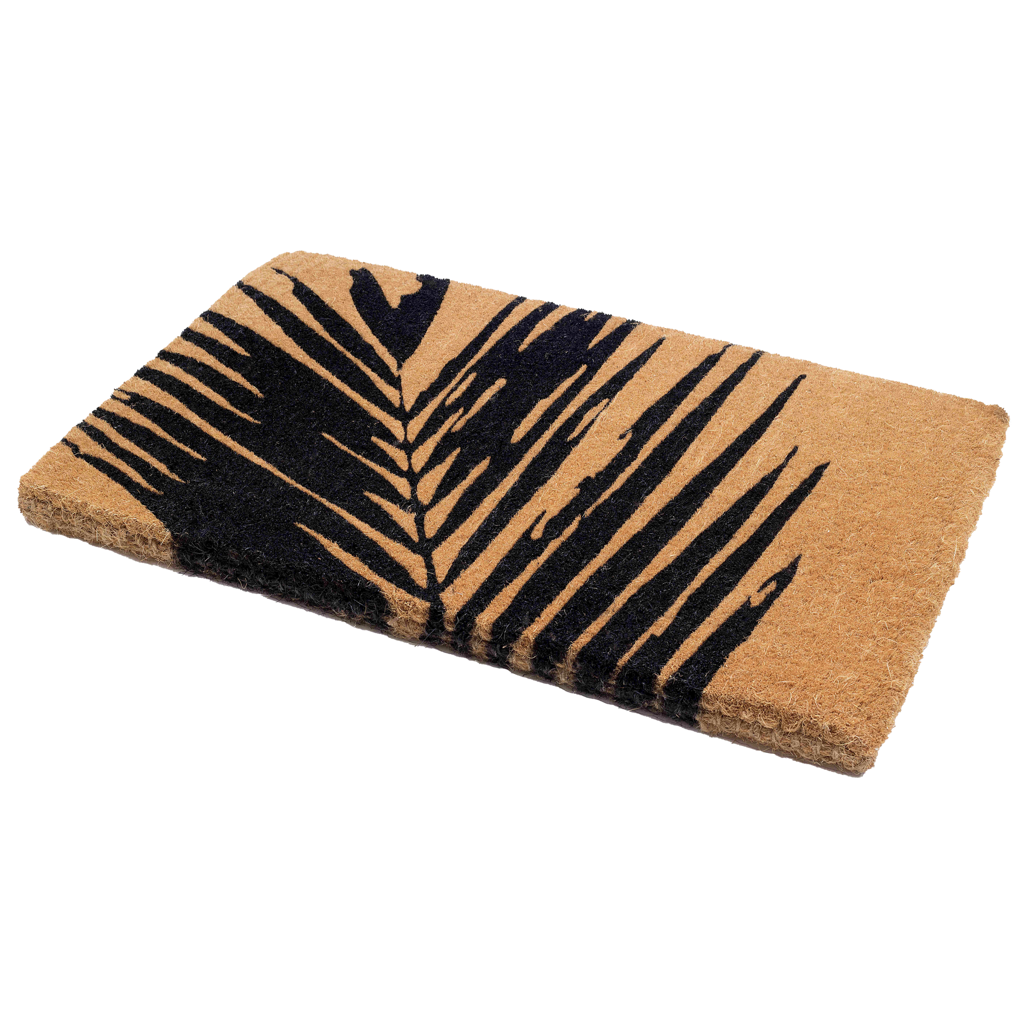Summertime Palm Leaf Coir Doormat by Fab Habitat