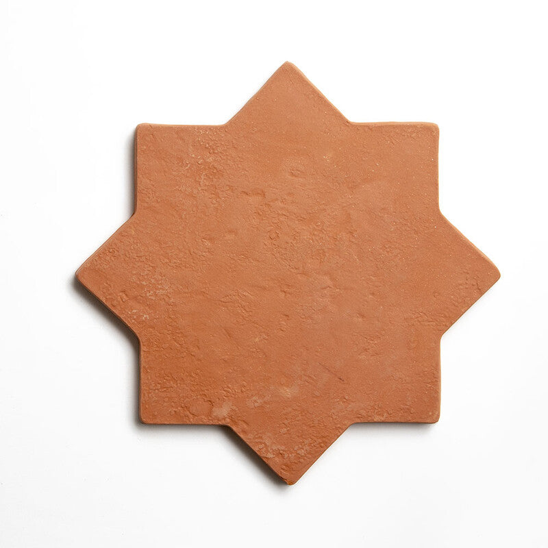 Sunrise Natural Star Terracotta Tiles 8x8 Terracotta Natural 8x8 Tiles — 3