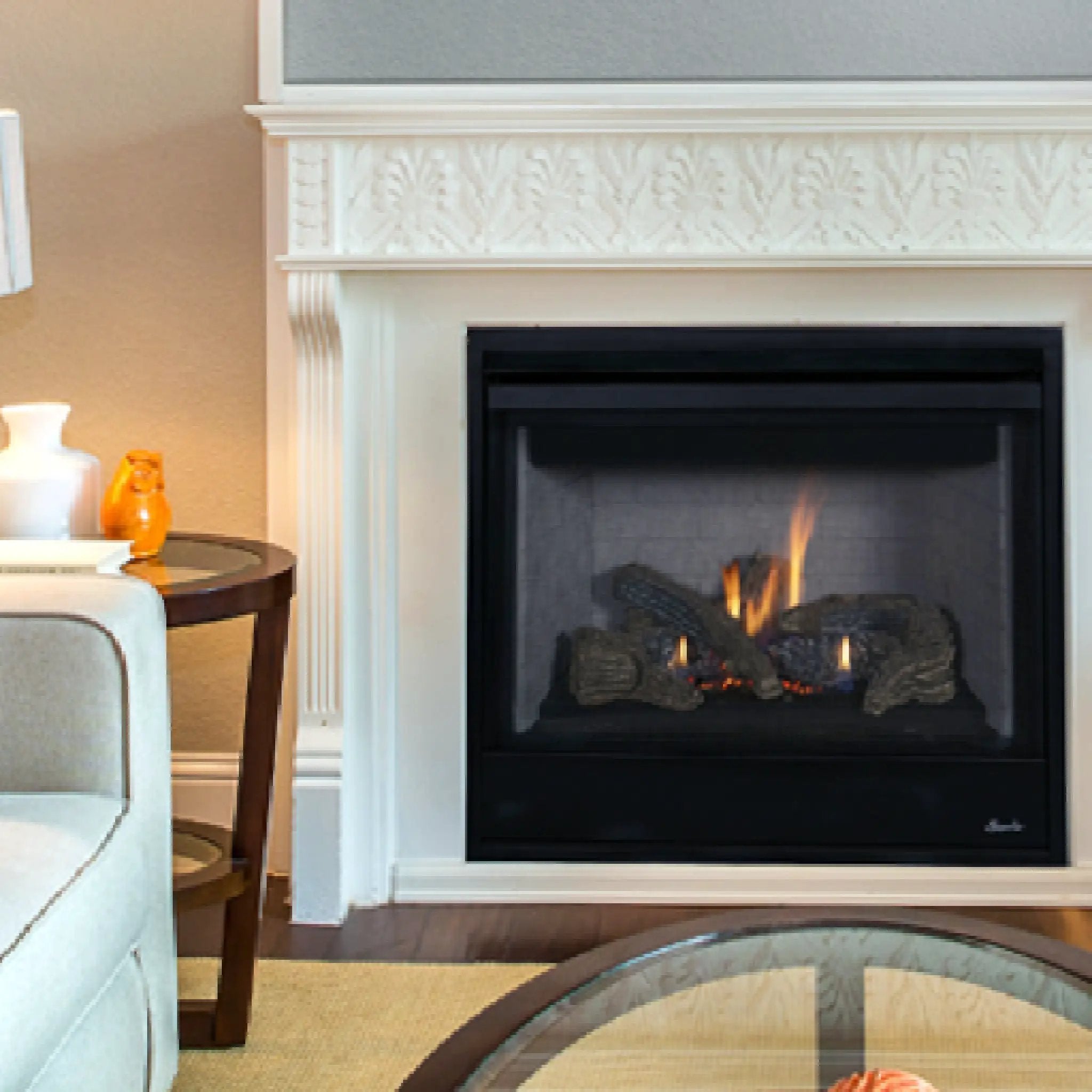 Superior Fireplaces 45-Inch Traditional Direct Vent Natural Gas Electronic Ignition Fireplace [DRT2045DEN-C] (SAK38574) by SAKSBY WHOLESALE