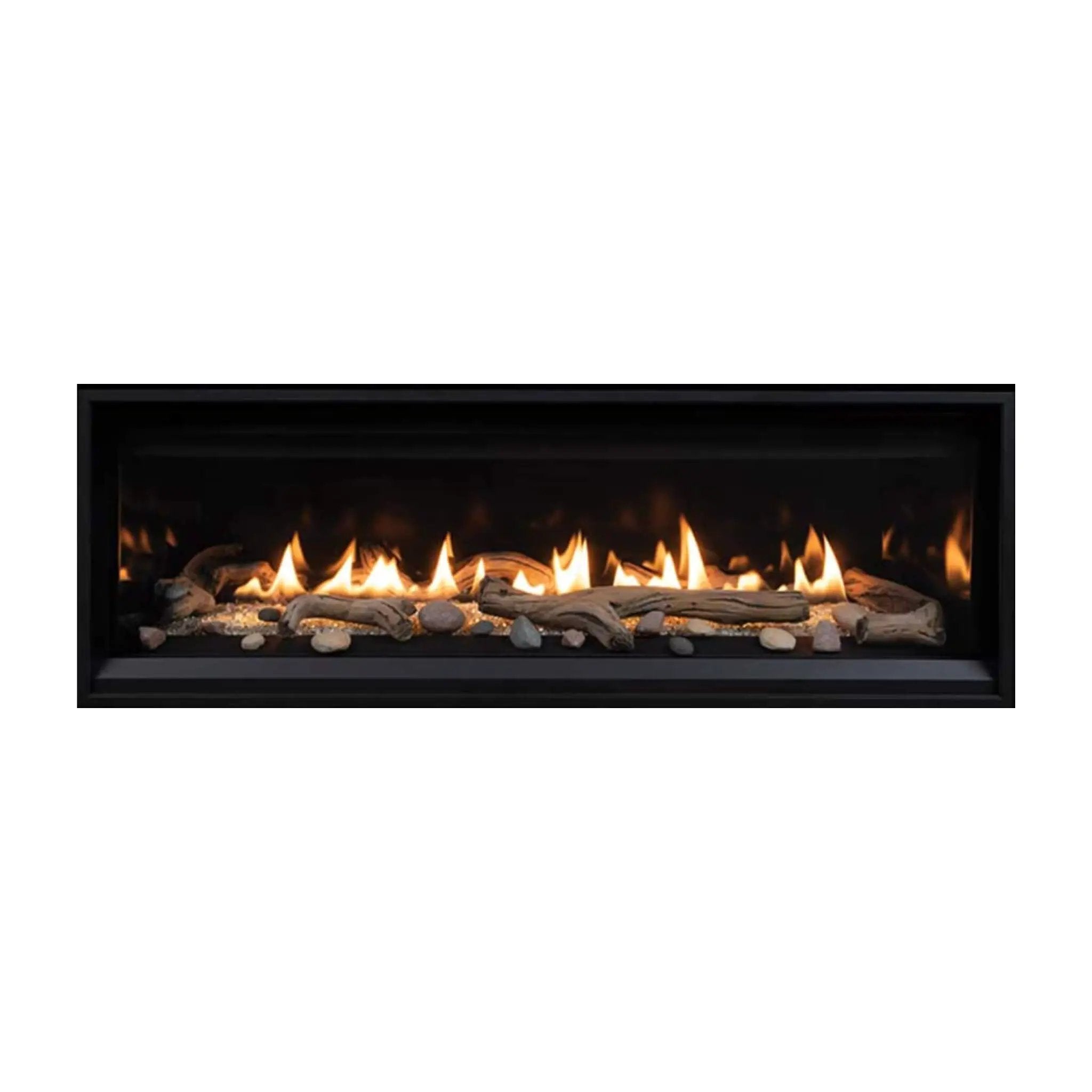 Superior Fireplaces 55-Inch Linear 28K BTU Direct Vent Natural Gas Fireplace With Blower And Remote Control [DRL3555TEN] (SAK26791) by SAKSBY WHOLESALE