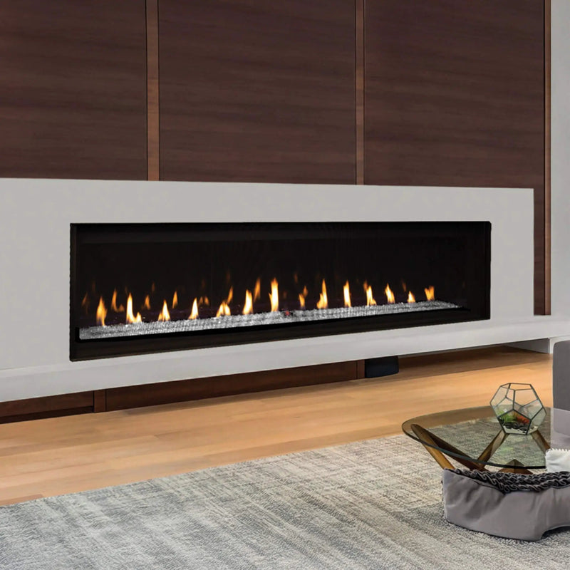 Superior Fireplaces 84-Inch Linear Direct Vent Electric Ignition Natural Gas Fireplace With Screen Barrier [DRL6084TEN] (SAK15198) by SAKSBY WHOLESALE