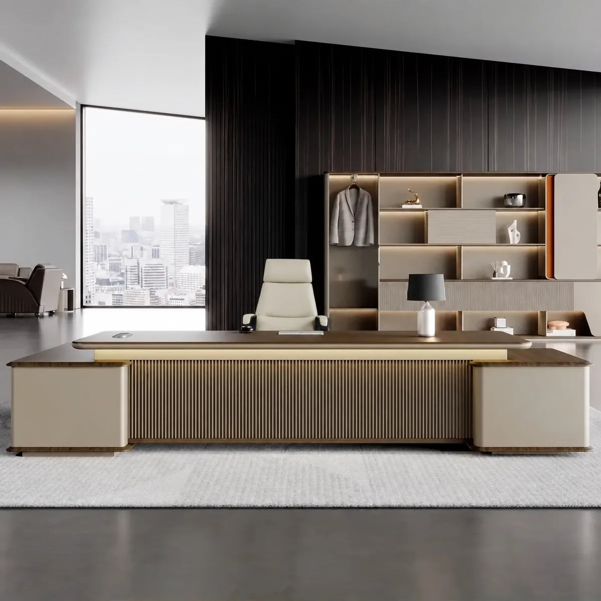 Sussex · Grand L-Shaped Executive Desk, photo 2 of 16