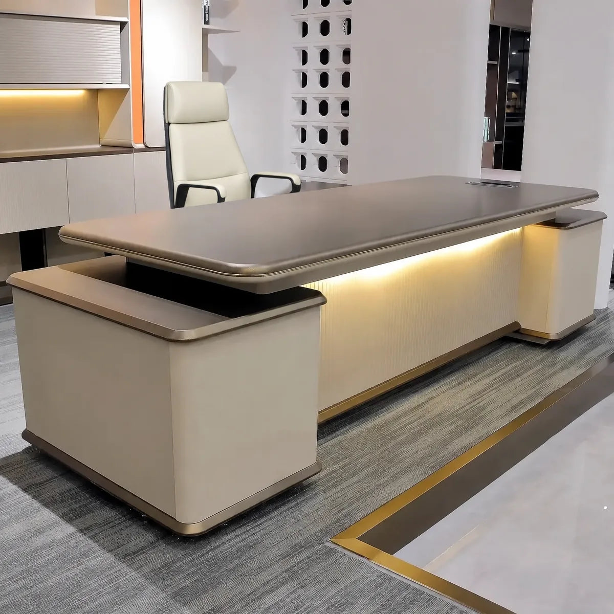 Sussex · Grand L-Shaped Executive Desk, photo 5 of 16