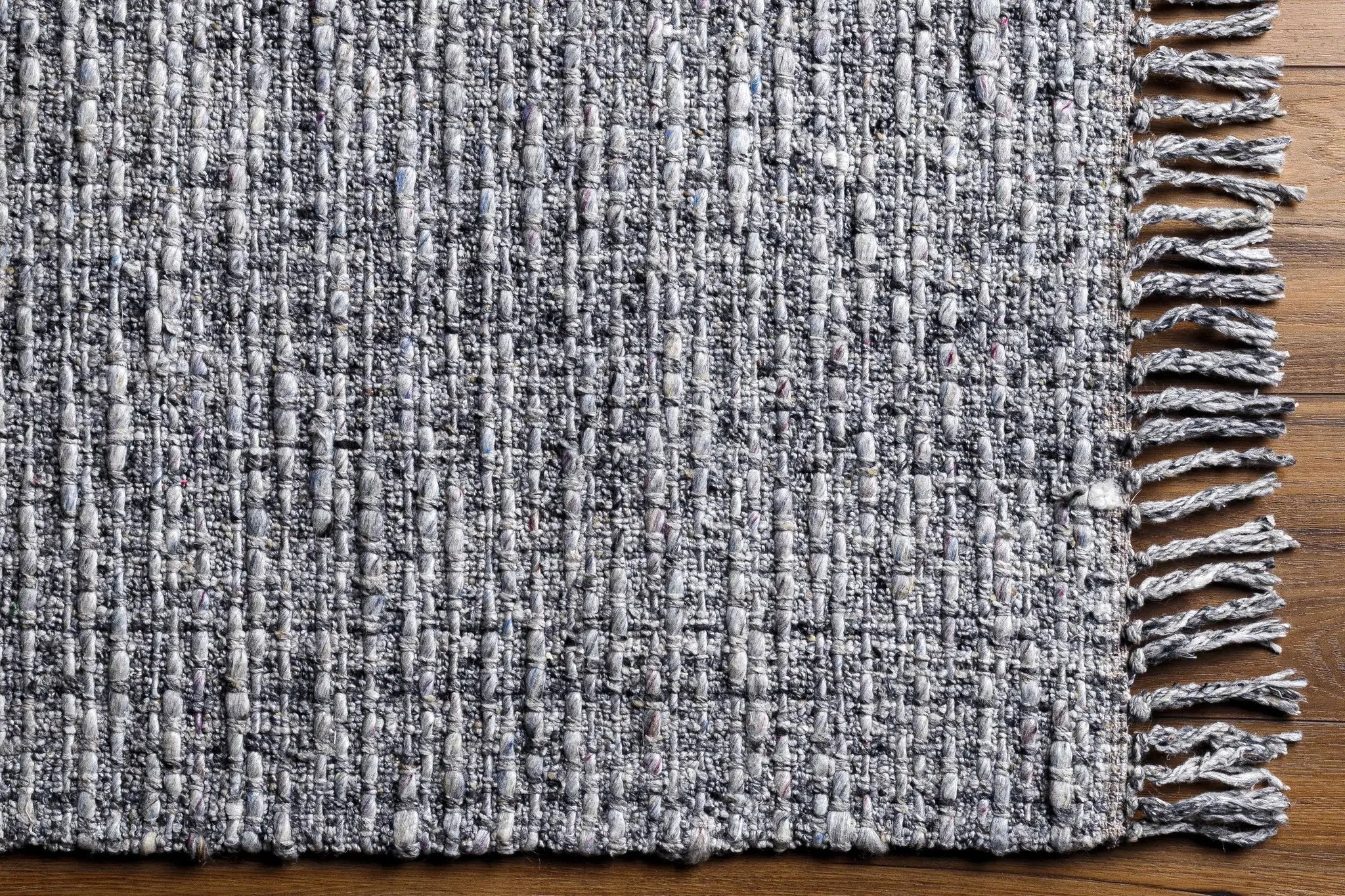 Amiel Gray Hand Woven Area Rug - Clearance by Boutique Rugs