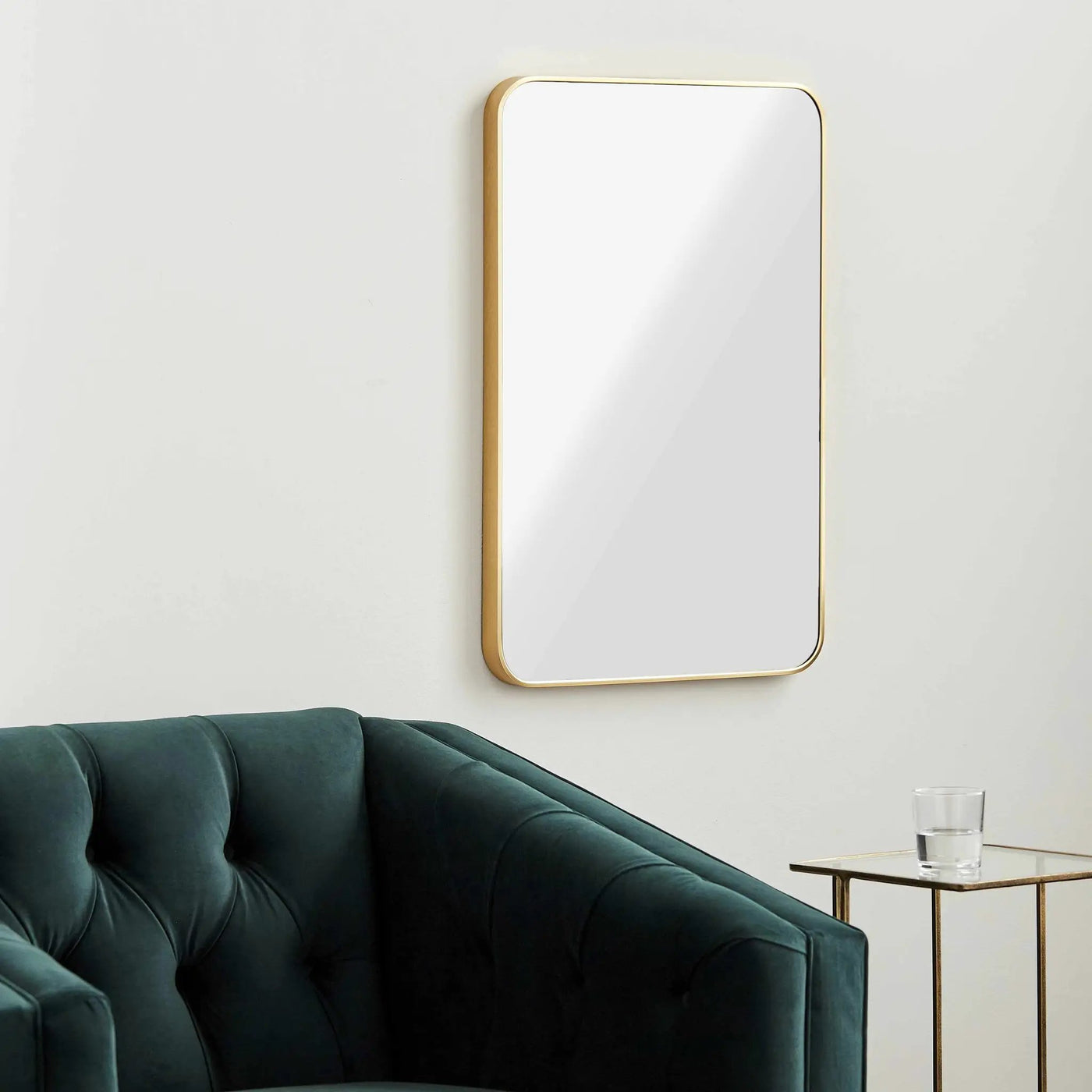 Sustinente Gold Carved Mirror by Boutique Rugs