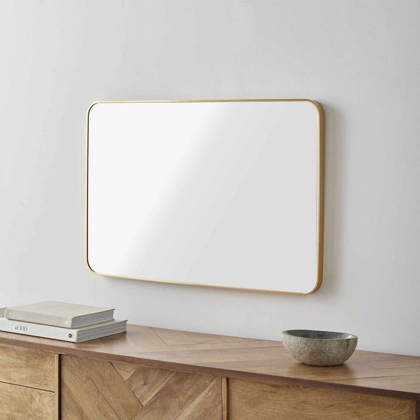 Sustinente Gold Carved Mirror by Boutique Rugs