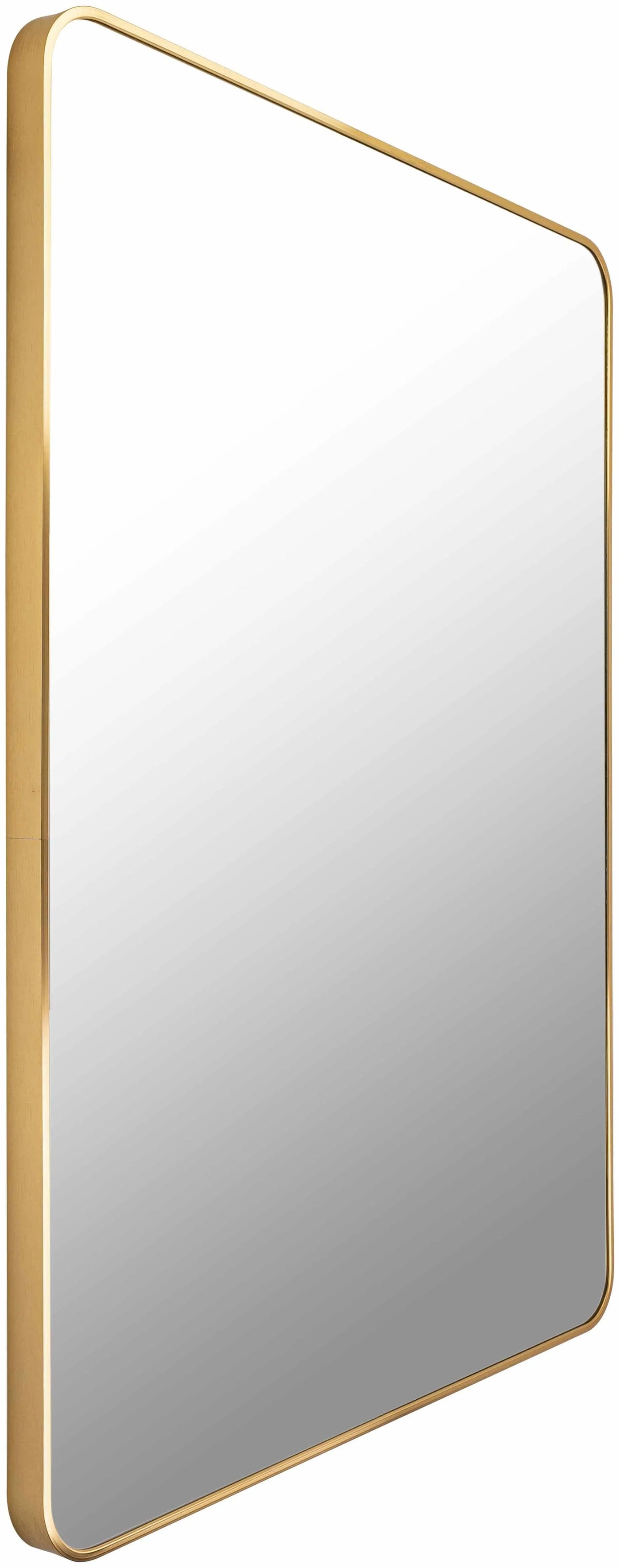 Sustinente Gold Carved Mirror by Boutique Rugs