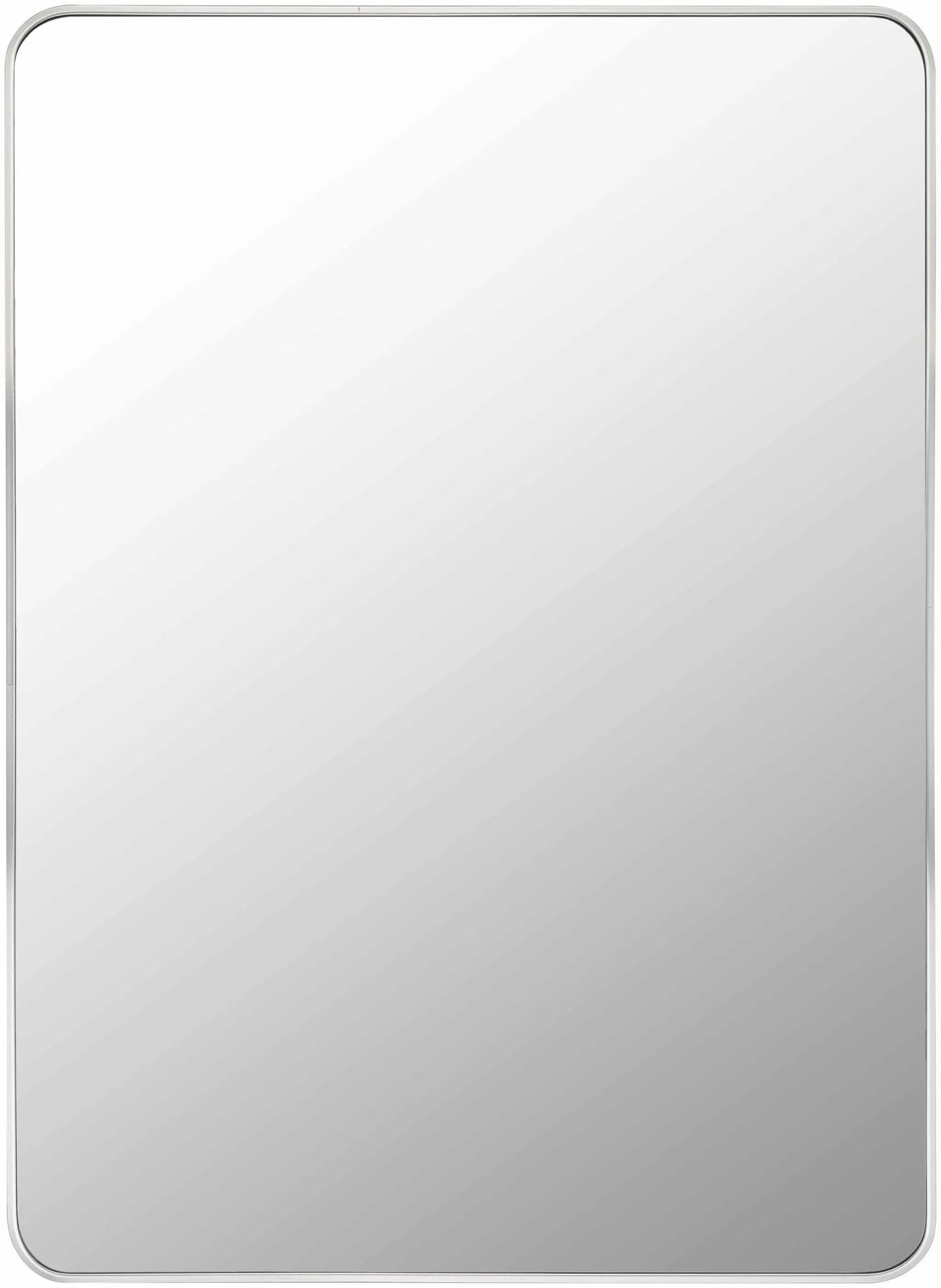 Sustinente Silver Gray Carved Mirror by Boutique Rugs