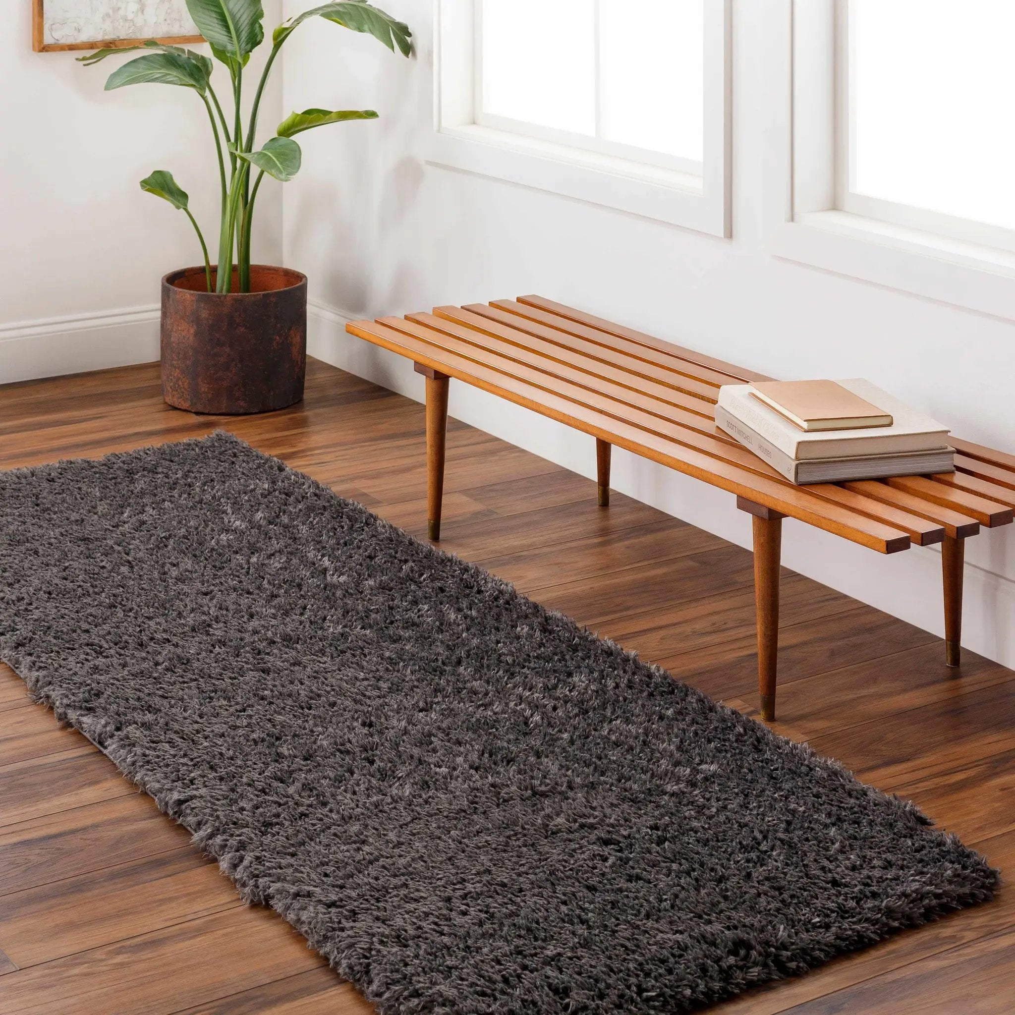 Black Allon Area Rug - Clearance by Boutique Rugs
