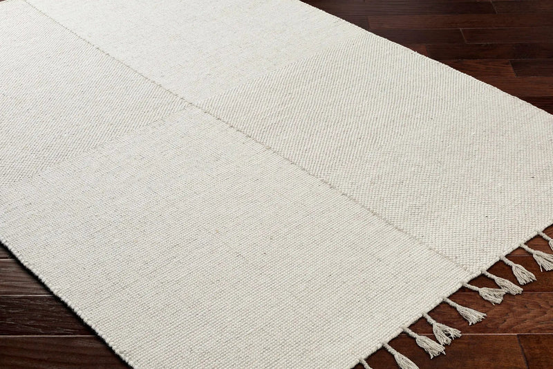 Abhay Cream Wool Area Rug - Clearance by Boutique Rugs