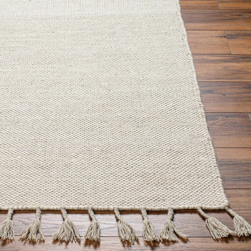 Abhay Cream Wool Area Rug - Clearance by Boutique Rugs