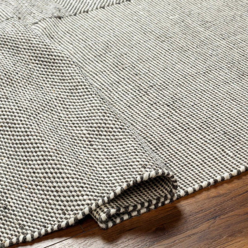 Abhay Gray Wool Area Rug - Clearance by Boutique Rugs