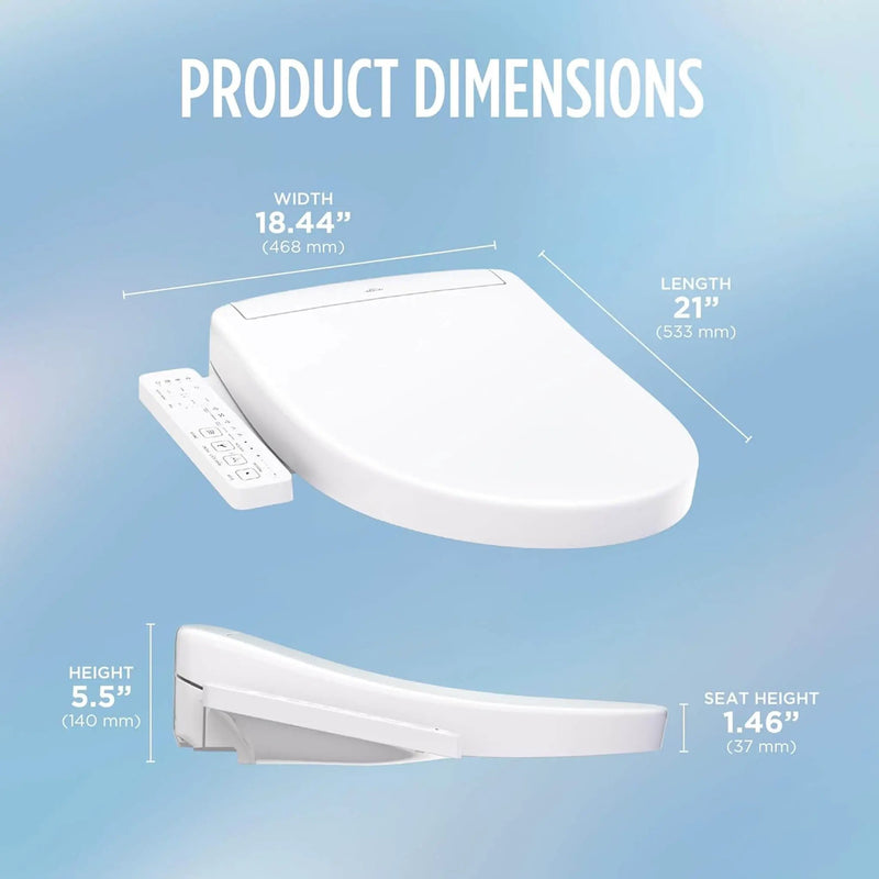 [SW3346#01] TOTO WASHLET® S2 Electronic Bidet Toilet Seat With Side Arm Control (SAK63801) by SAKSBY WHOLESALE