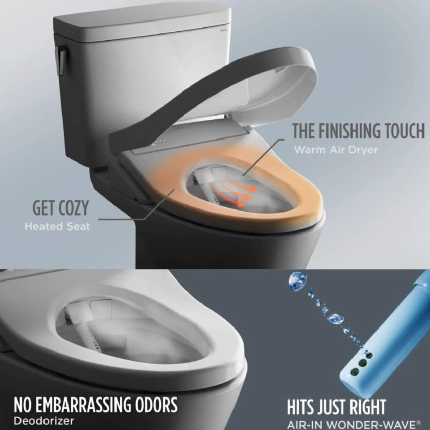 [SW4736AT40#01] TOTO S7A Washlet Elongated Bidet Toilet Seat With EWater And Auto Open/Close Contemporary Lid (SAK54823) by SAKSBY WHOLESALE