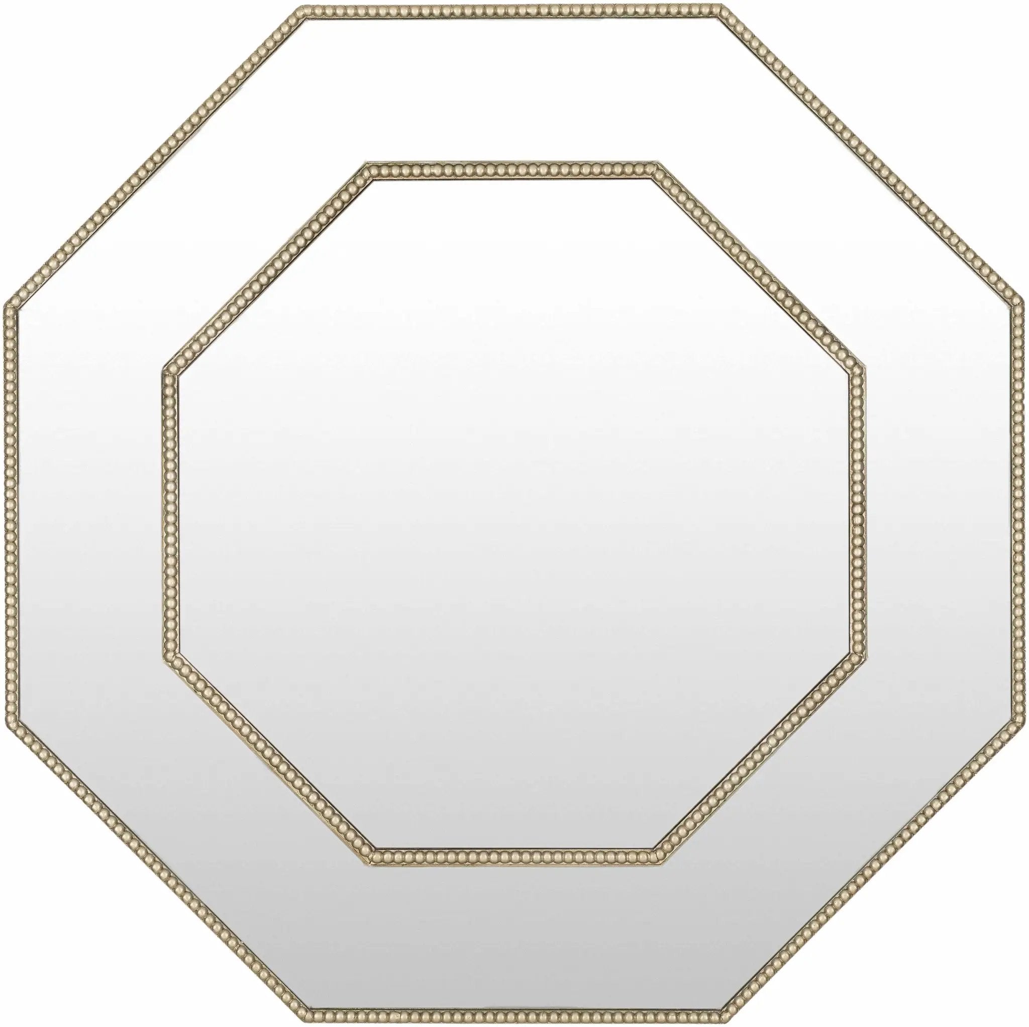 Swellendam Gold Octagonal Mirror - Clearance by Boutique Rugs