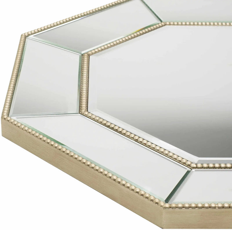 Swellendam Gold Octagonal Mirror - Clearance by Boutique Rugs