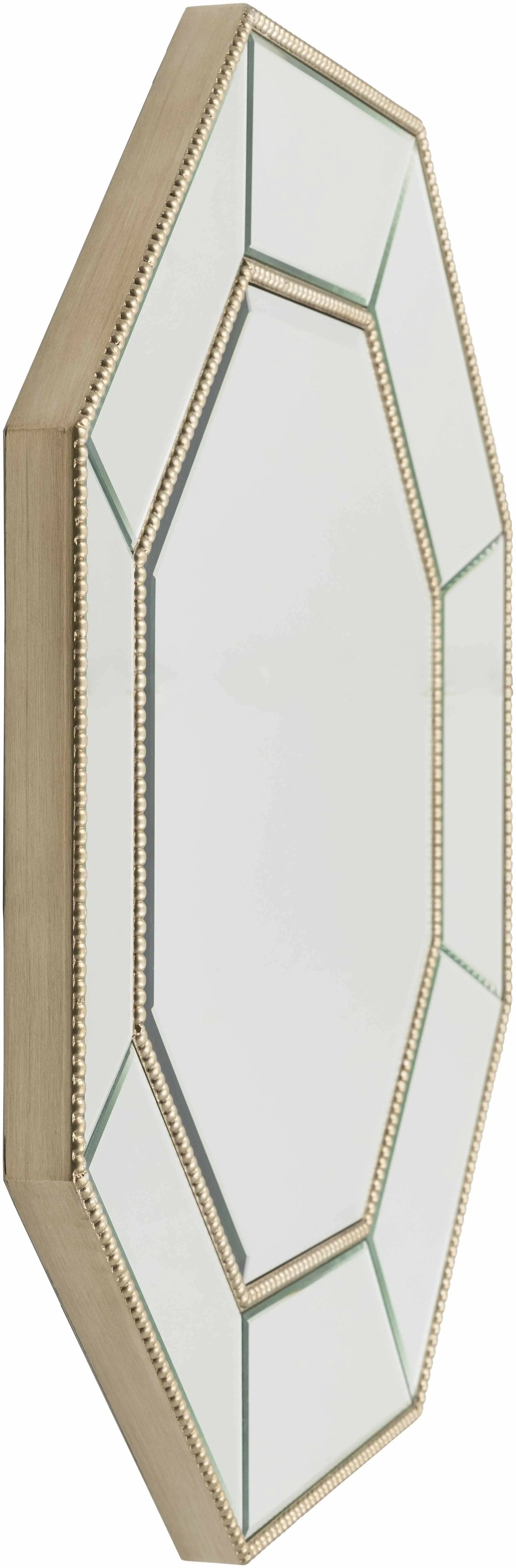 Swellendam Gold Octagonal Mirror - Clearance by Boutique Rugs